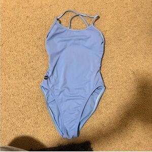 TYR Light blue one piece swim suit size 28